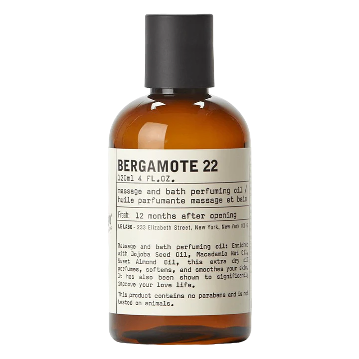 Bergamote 22 Massage and Bath 120 ml
